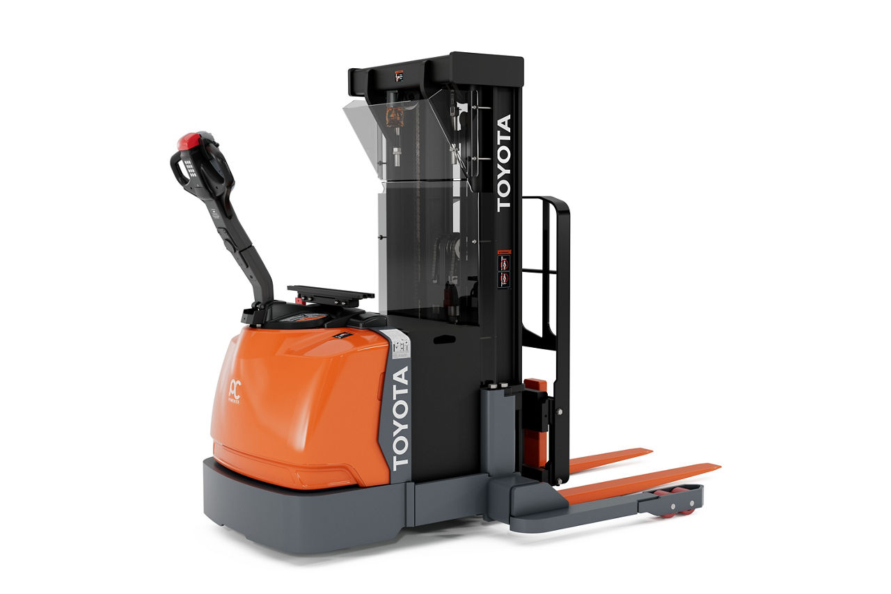 Tora-Max® Straddle Stacker | Material Handling Solutions | Toyota